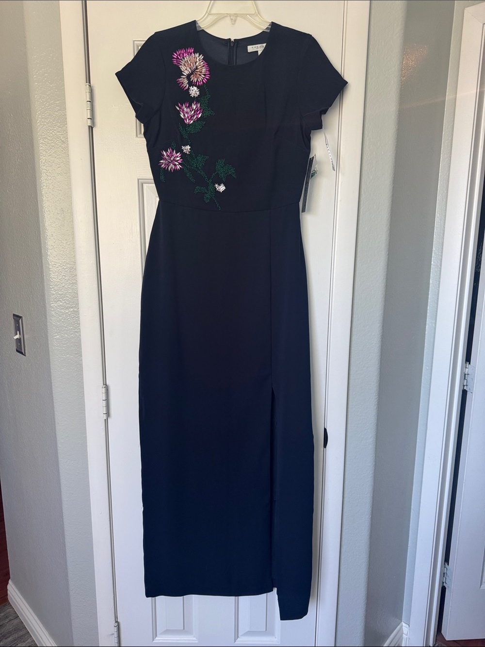 NWT Kay Under Gown Embroidered Midi Dress
